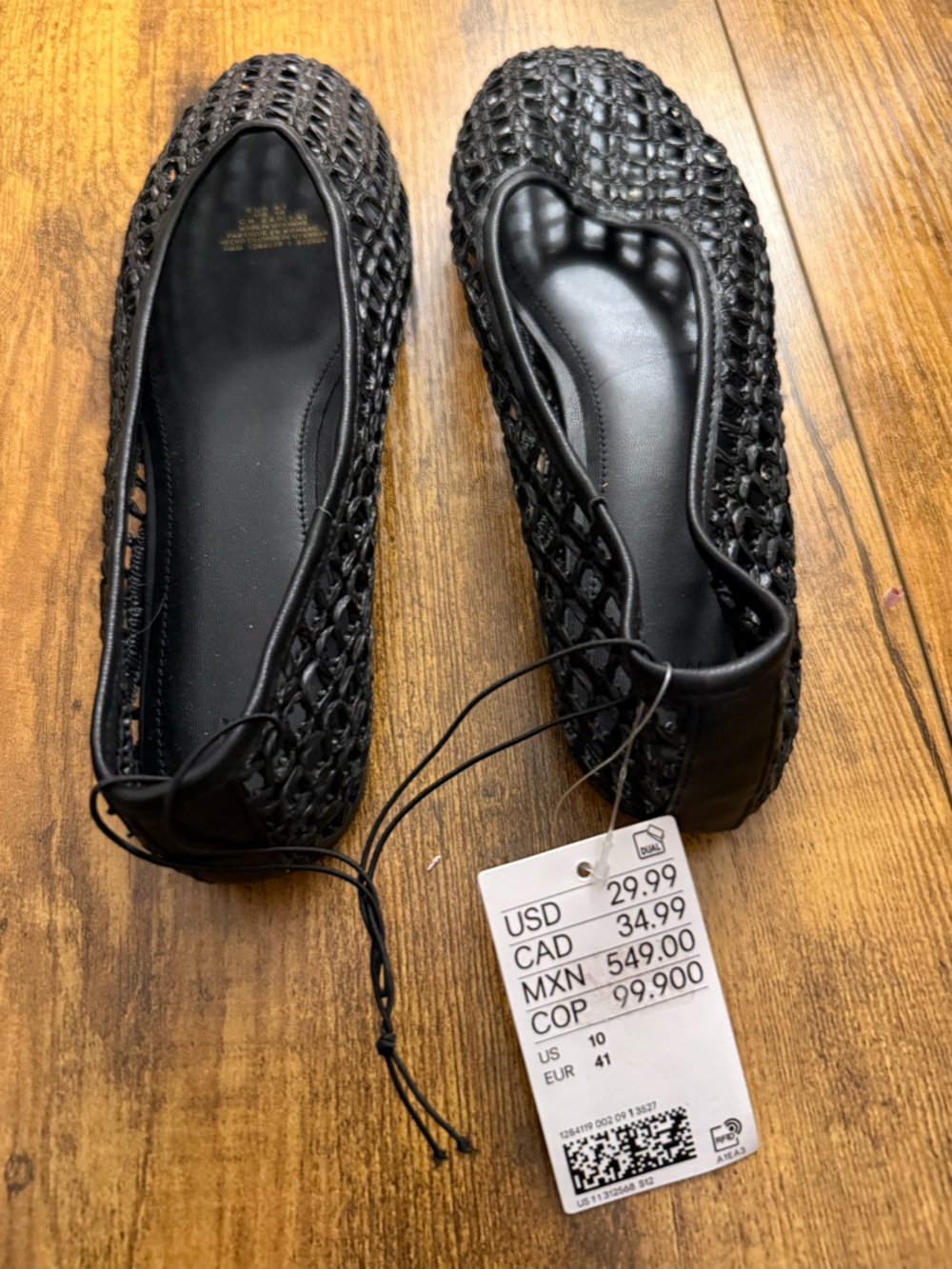 NWT H&M woven ballet flats - Picture 3 of 5